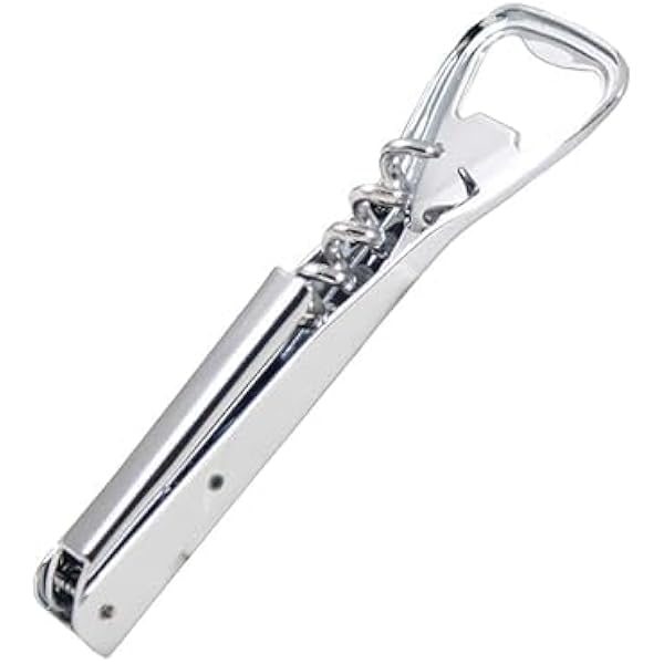 Buy Evone Silver 3 in 1 Wine Core Screw Bottle Opener, for Parties